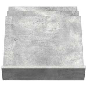 Regál na časopisy s policí Betonově šedá 53 x 40 x 28.5 cm - obrázek 5