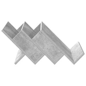 Regál na časopisy s policí Betonově šedá 53 x 40 x 28.5 cm - obrázek 6
