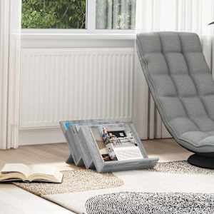 Regal za revije Siva Sonoma 53 x 40 x 28.5 cm Konstruiran les