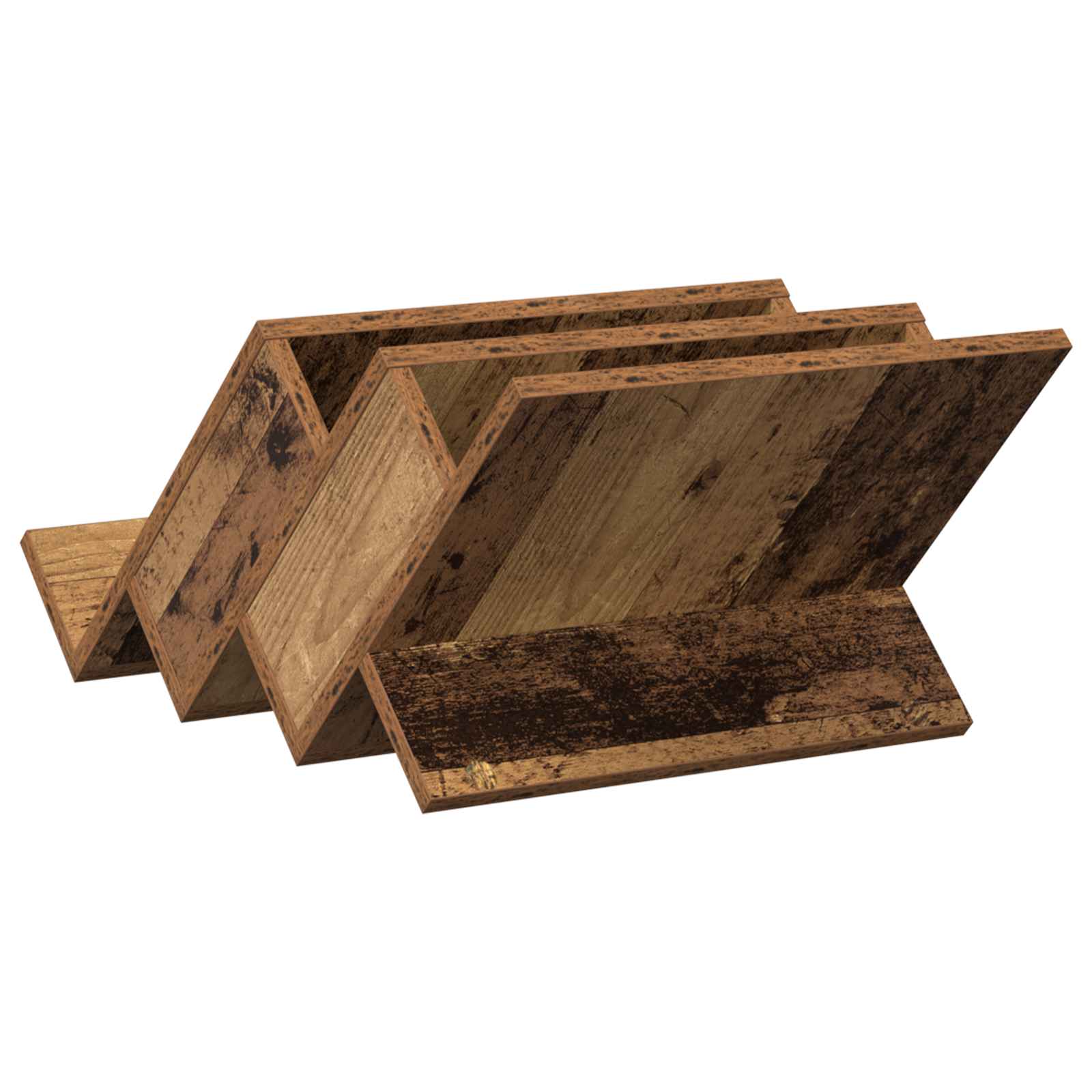 Regal za revije Star les 53 x 40 x 28.5 cm Konstruiran les - slika 7