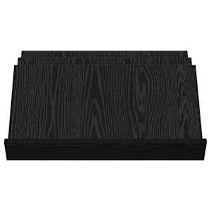 Regál na časopisy Černý dub 65 x 53 x 28,5 cm kompozitní dřevo - obrázek 5