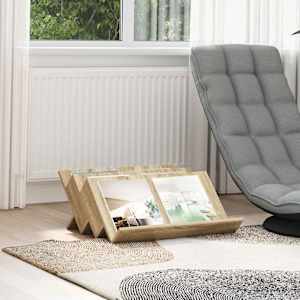 Regál na časopisy Sonoma dub 65 x 53 x 28,5 cm kompozitní dřevo - obrázek 1
