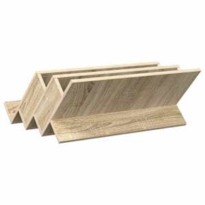Regál na časopisy Sonoma dub 65 x 53 x 28,5 cm kompozitní dřevo - obrázek 7