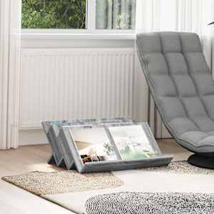 Regal za revije Siva Sonoma 65 x 53 x 28,5 cm Konstruiran les