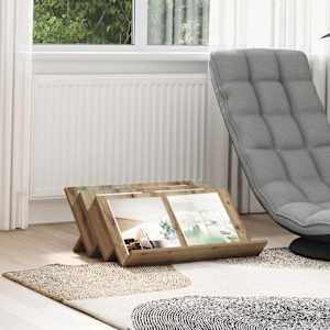 Regal za revije Umetni hrast 65 x 53 x 28,5 cm Konstruiran les
