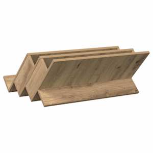 Regál na časopisy s policí Artisanový dub 65 x 53 x 28,5 cm - obrázek 7