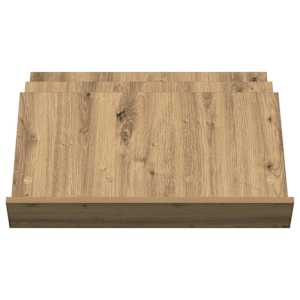 Regál na časopisy s policí Artisanový dub 65 x 53 x 28,5 cm - obrázek 5