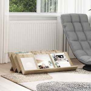 Regál na časopisy Sonoma dub 90 x 53 x 28,5 cm kompozitní dřevo - obrázek 1