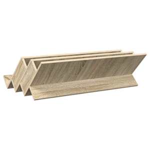 Regál na časopisy Sonoma dub 90 x 53 x 28,5 cm kompozitní dřevo - obrázek 7