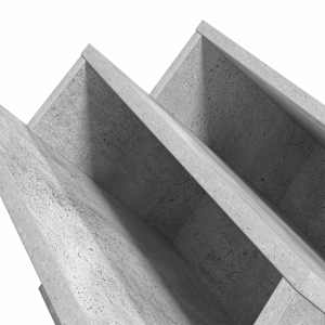 Regál na časopisy s policí Betonově šedá 90 x 53 x 28,5 cm - obrázek 9