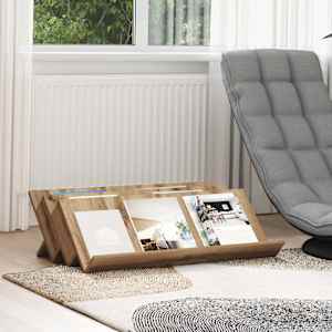 Regal za revije Umetni hrast 90 x 53 x 28,5 cm Konstruiran les