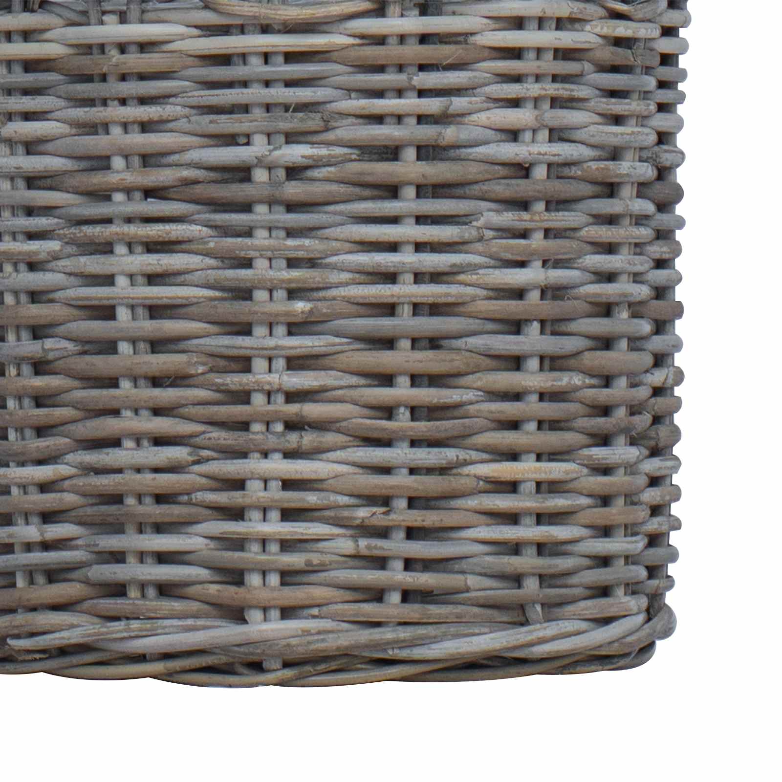 Stādītāju grozs ar uzglabāšanu 2 pcs Pelēka Lacak rattan