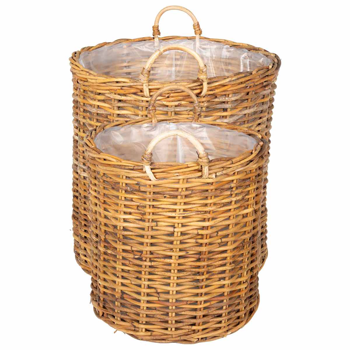Plantekurv GENDT 2 stk. Kubu rattan - Billede 5