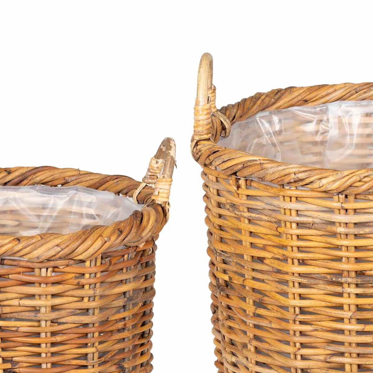 Plantekurv GENDT 3 stk. Kubu rattan - Billede 7