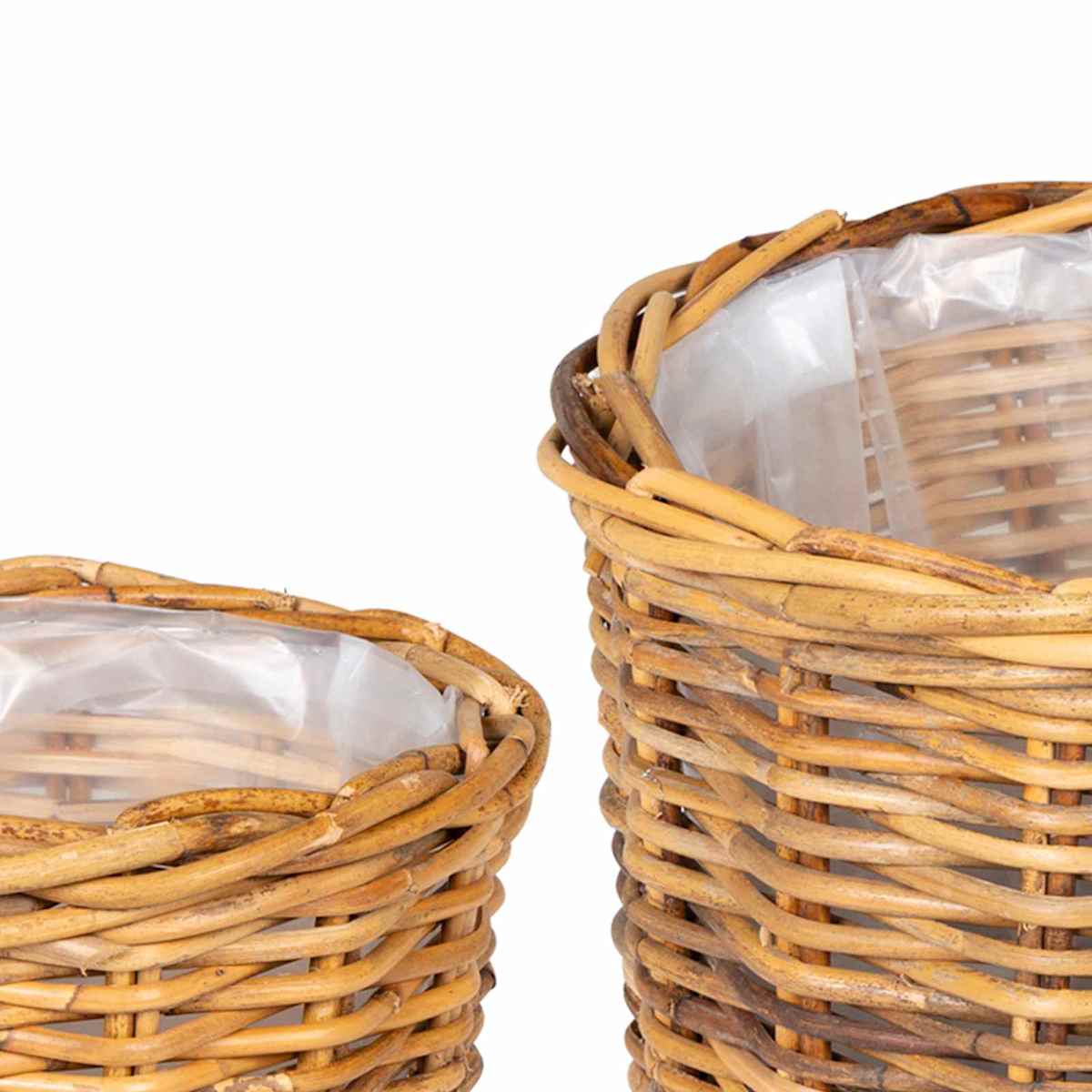 Plantekurv GENDT 2 stk. Kubu rattan - Billede 7