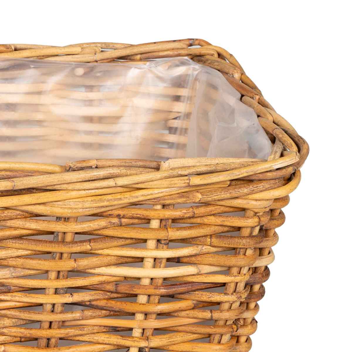 Planter Kurv GENDT 3 stk. Kubu rattan - Billede 7