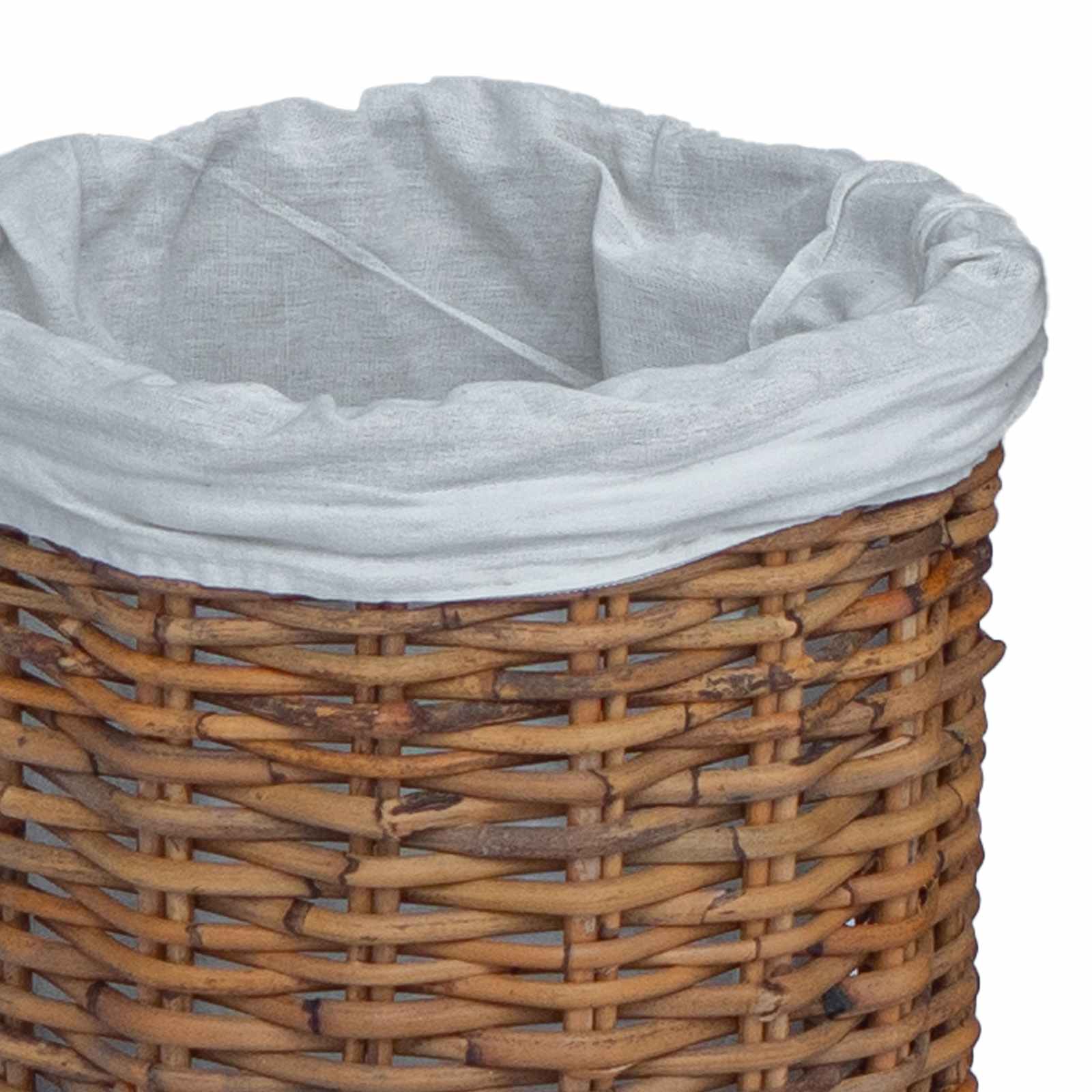 Wasmand 2 pcs Bruin Kubu Rattan image 10