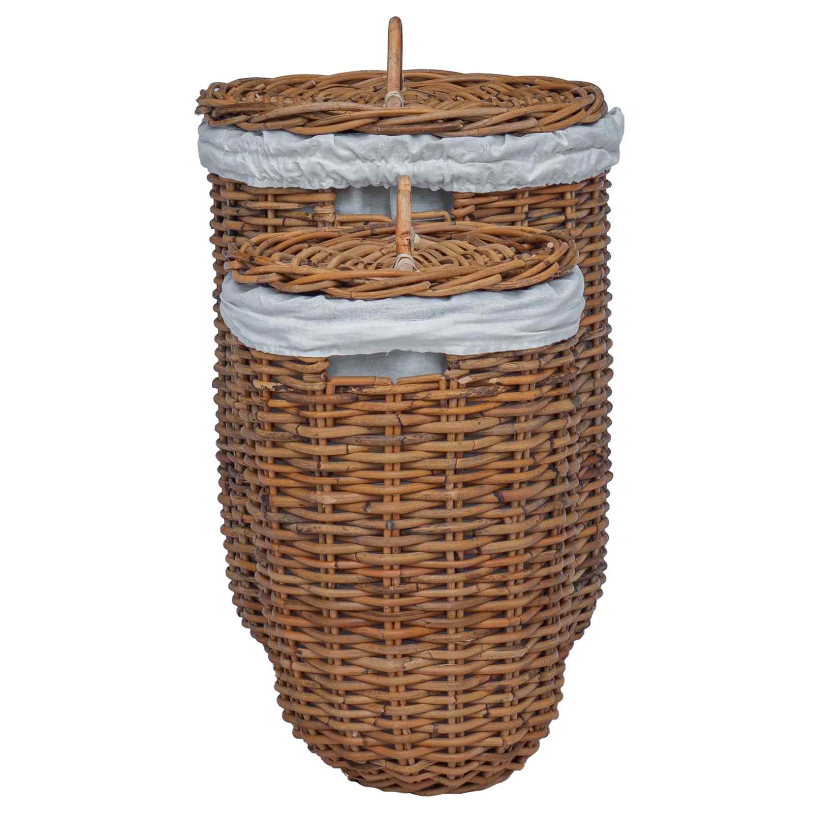 Wasmand 2 pcs Bruin Kubu Rattan image 7