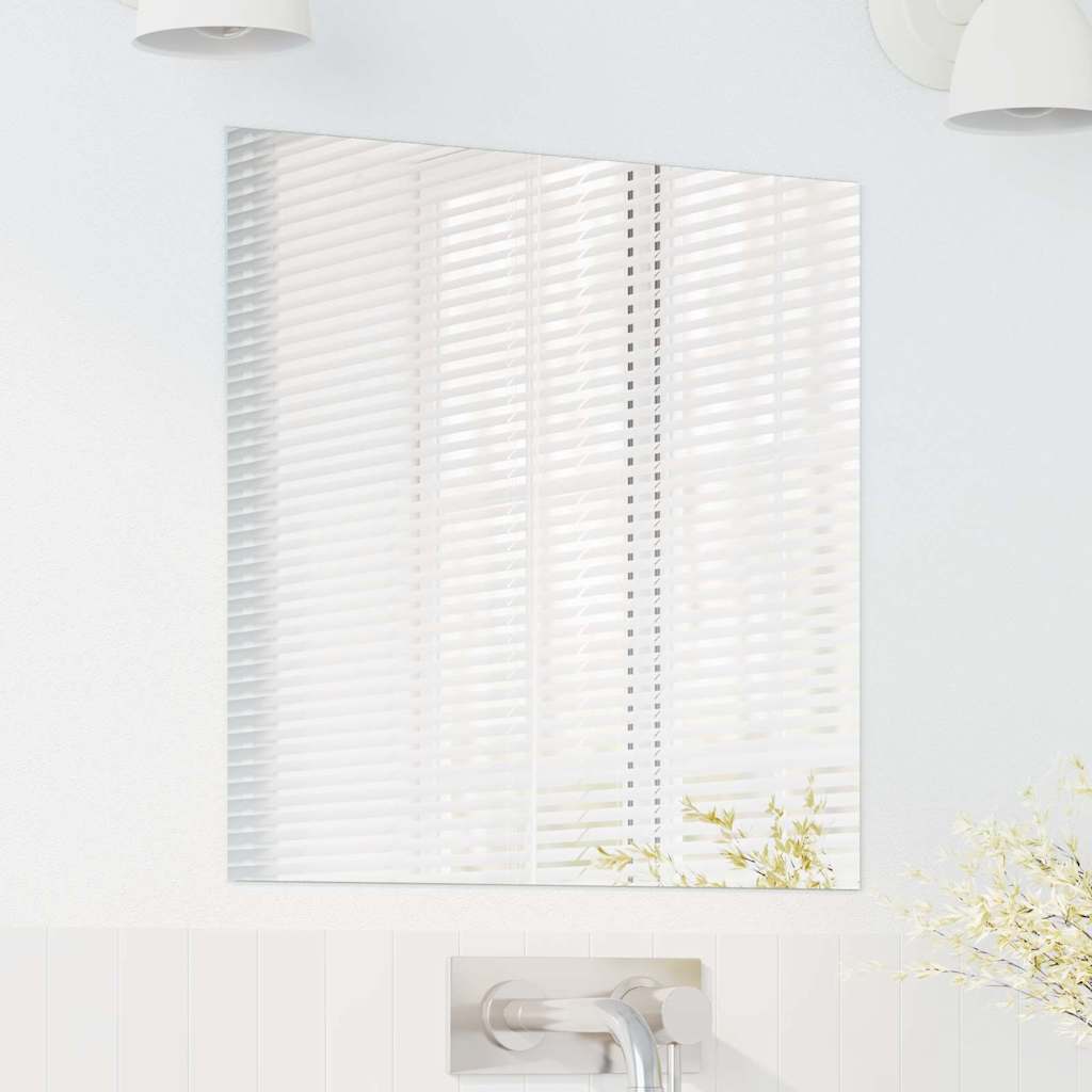 vidaXL Wandspiegel 50 x 50 cm gehard glas