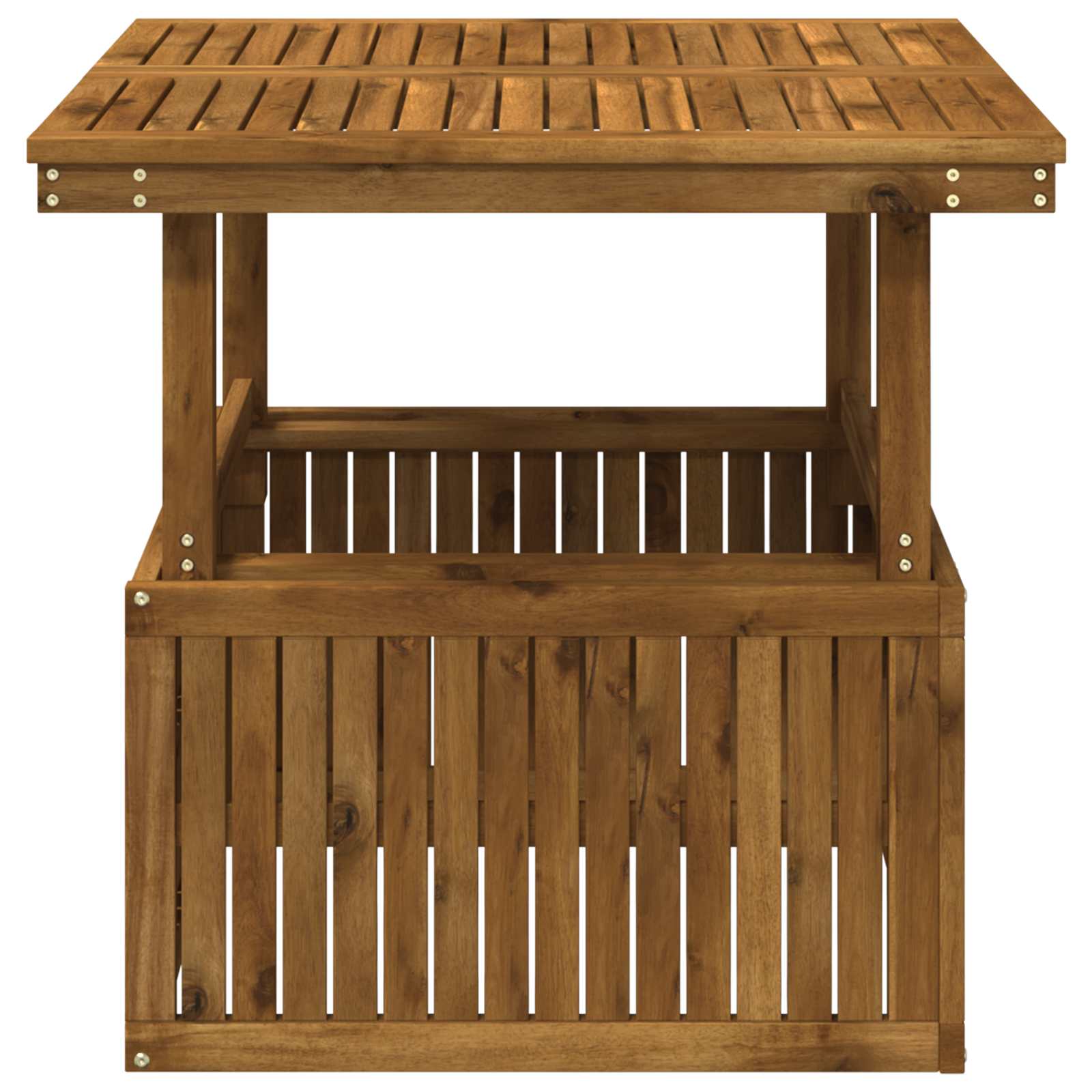 Tuinfoto Tafel Massief Acaciahout Hoogte Verstelbaar Naturel image 5
