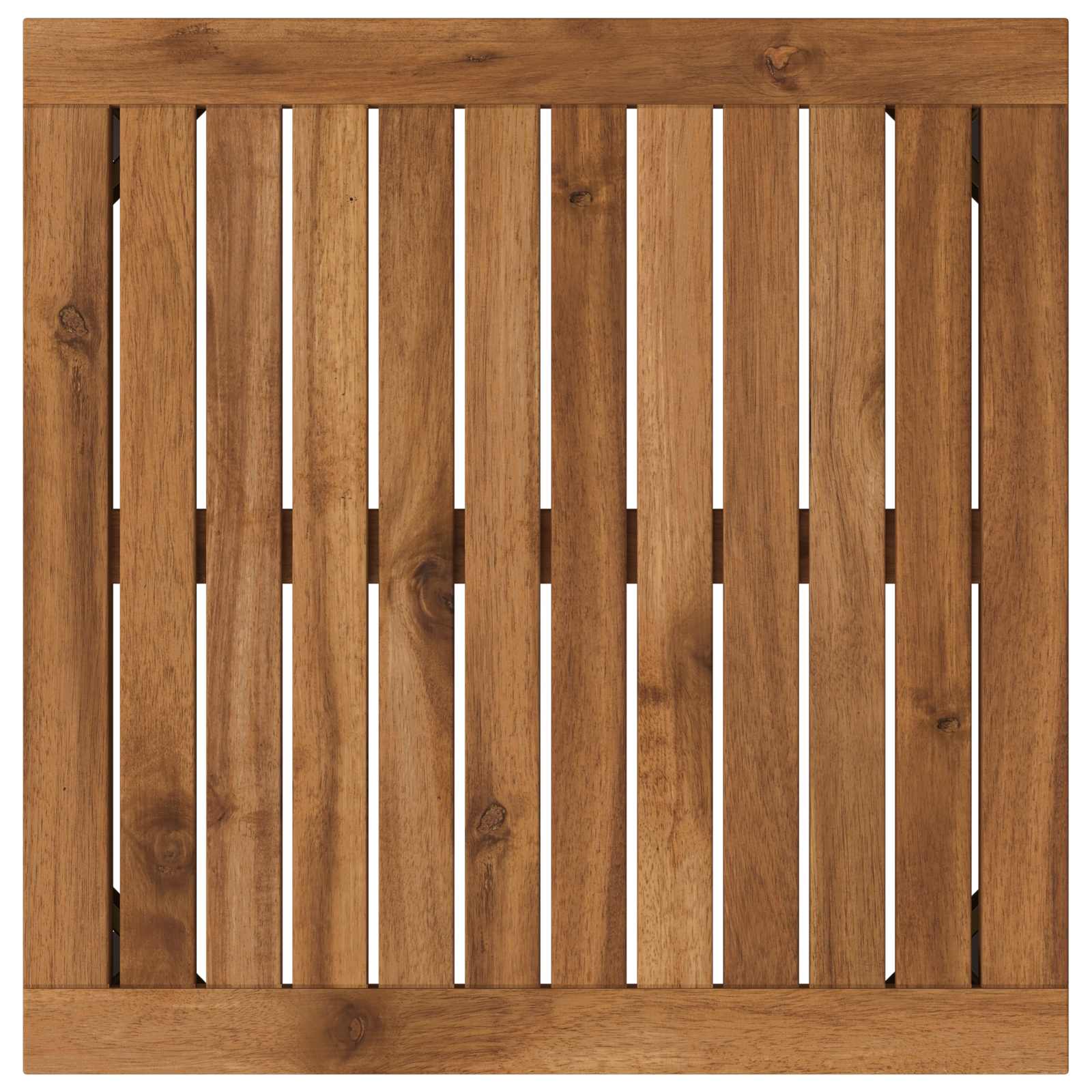 Klubska miza Naravna in črna 49 x 48,5 x 36 cm