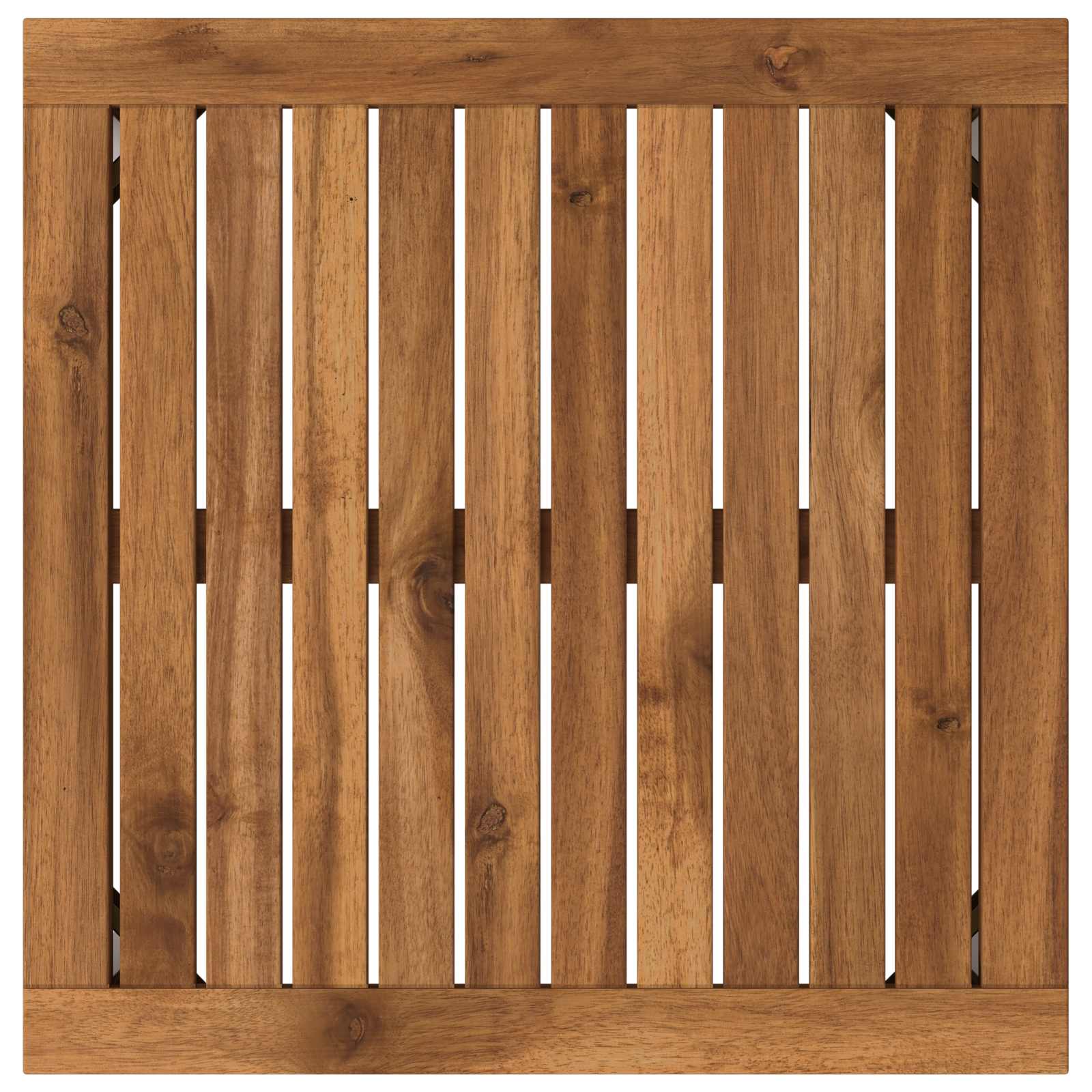 Klubska miza Naravna in bela 49 x 48,5 x 36 cm