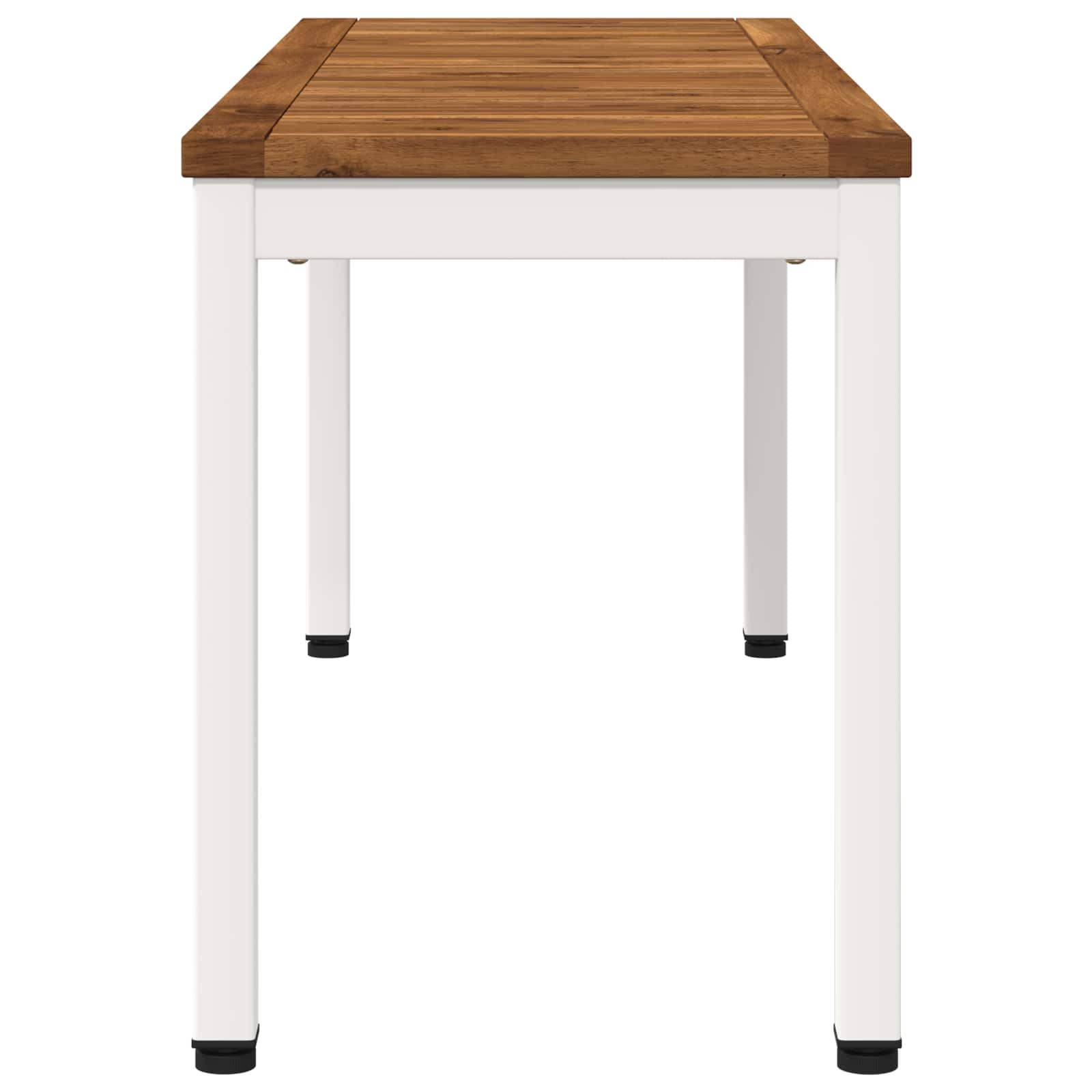 Tuinbank 108,5 x 35 x 45 cm Massief Acaciahout Rechthoekig image 3