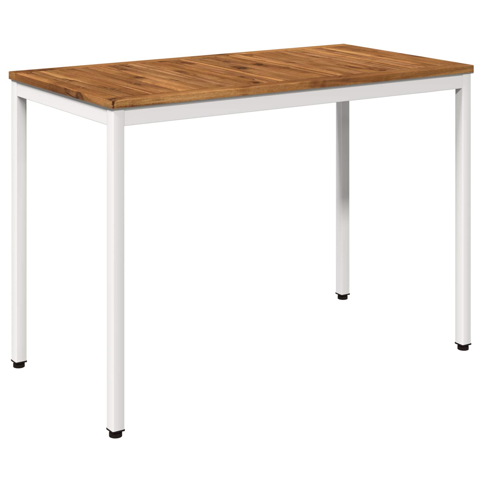 Tuindiner tafel Natuurlijk en Wit 108,5 x 55 x 75 cm – afbeelding 1