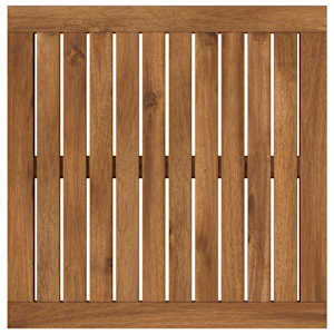 vidaXL Lauda peal 48,5 x 49 x 2 cm Ristk&uuml;lik Tugev akatsiapuu