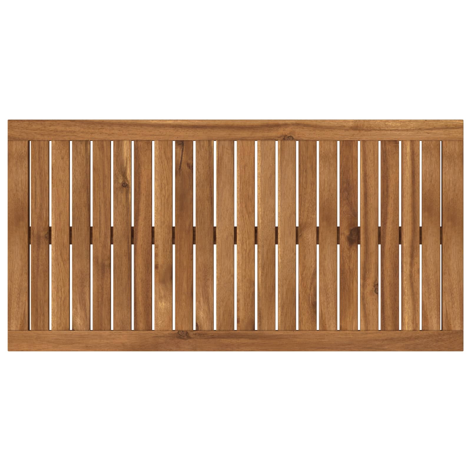 vidaXL Tafelblad LAREN 88,5 x 45 x 2 cm Rechthoekig Massief Acaciahout bruin, foto 3