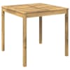 vidaXL Aia &otilde;htus&ouml;&ouml;gi laud Valge 80 x 80,5 x 75 cm Tugev akatsiapuu