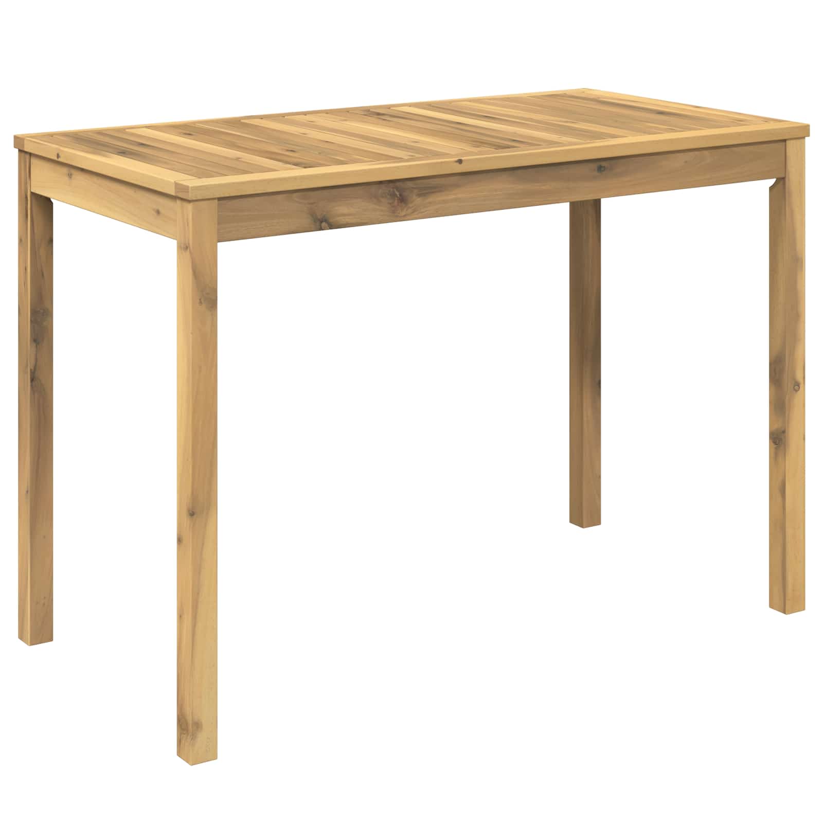 vidaXL Tuindiner tafel LAREN Witgewassen 108,5 x 55 x 75 cm, foto 3