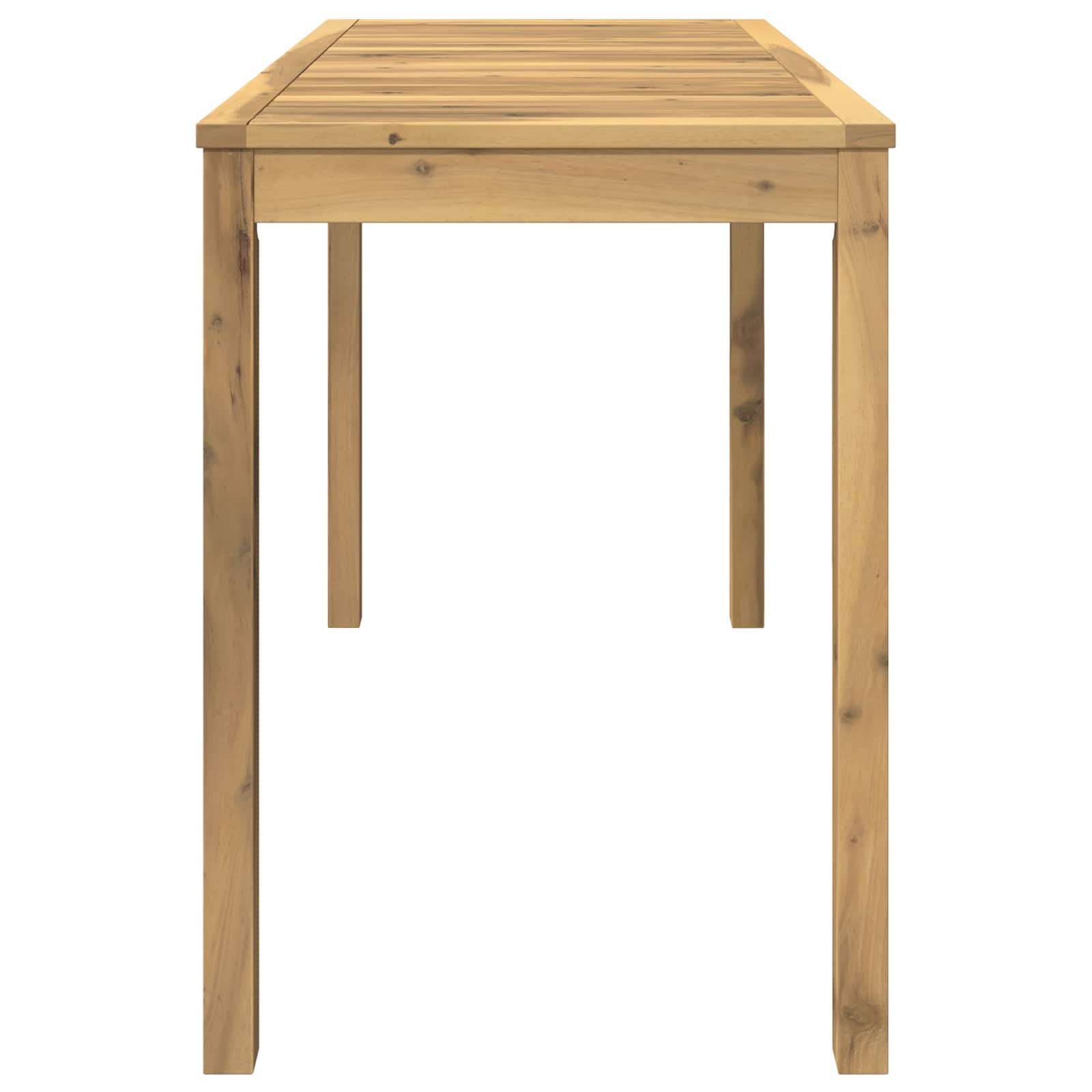vidaXL Tuindiner tafel LAREN Witgewassen 108,5 x 55 x 75 cm, foto 4