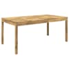 vidaXL Aia &otilde;htus&ouml;&ouml;gi laud LAREN Valge pesu 180 x 88,5 x 75 cm