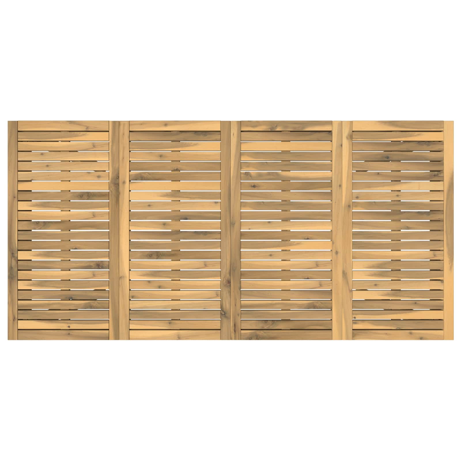 Tuindiner tafel Wit 180 x 88,5 x 75 cm Massief Acaciahout image 5