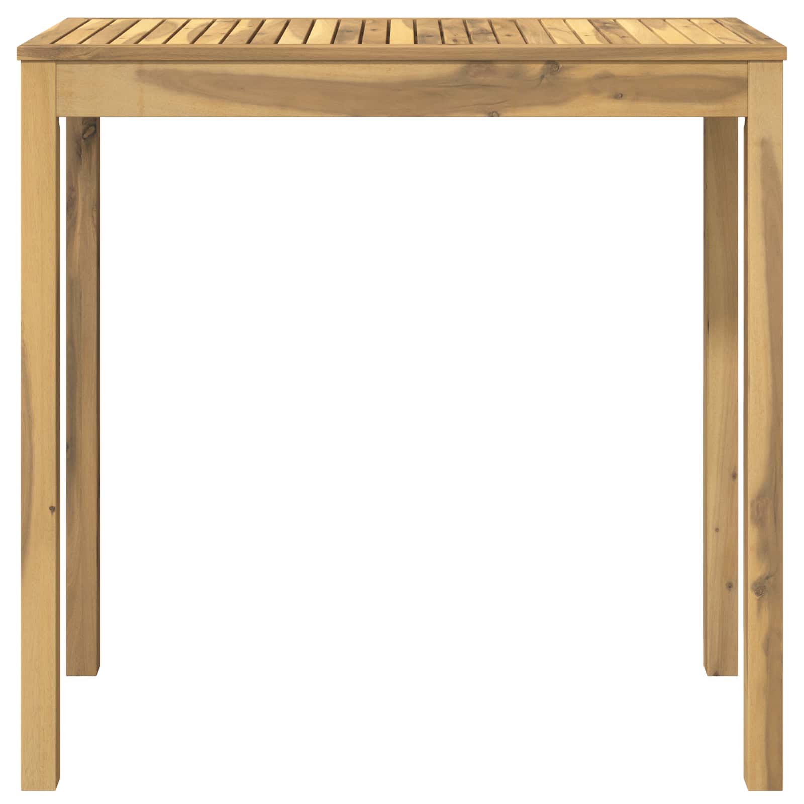 vidaXL - Tuin - Bar - Tafel - Wit - 108,5 - x - 55 - x - 105 - cm - Massief - Acacia - Hout