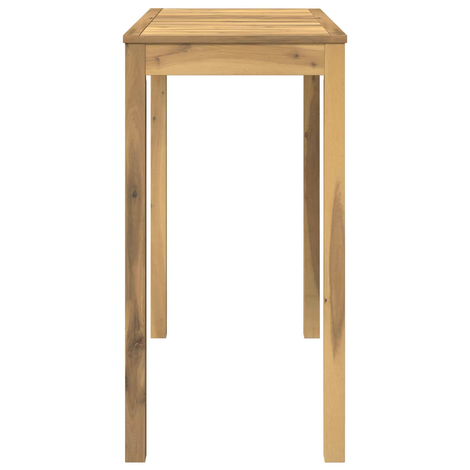 Tuinbar Tafel Wit 108,5 x 55 x 105 cm Massief Acaciahout image 4