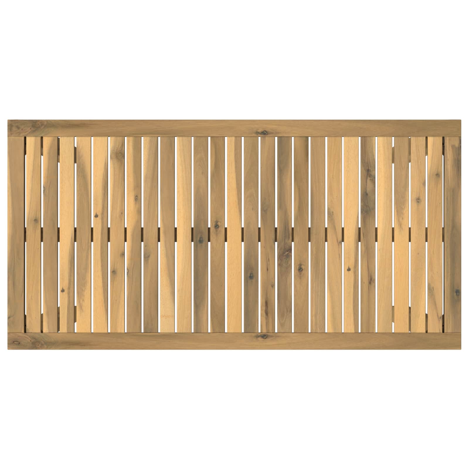 Tuinbar Tafel Wit 108,5 x 55 x 105 cm Massief Acaciahout image 5