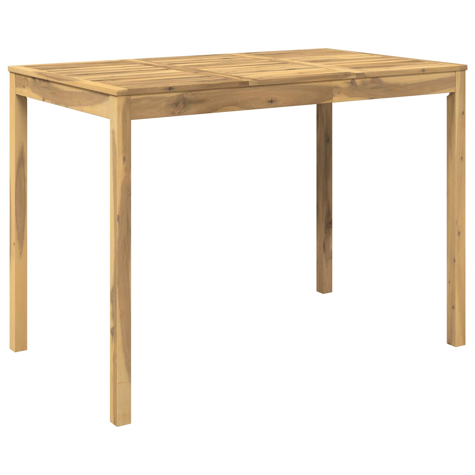 Tuinbar Tafel Wit 147 x 88,5 x 105 cm Massief Acaciahout image 2