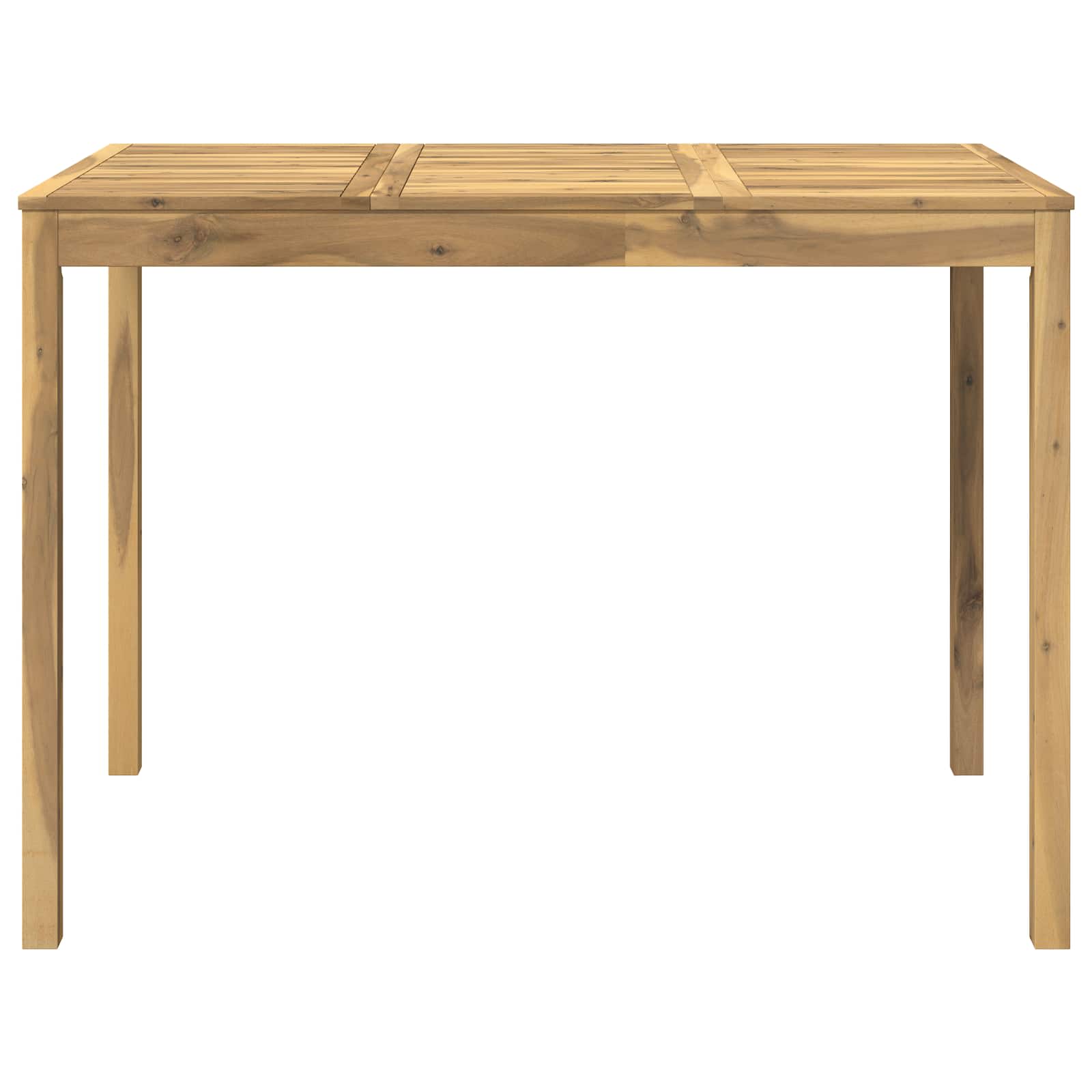 Tuinbar Tafel Wit 147 x 88,5 x 105 cm Massief Acaciahout image 3
