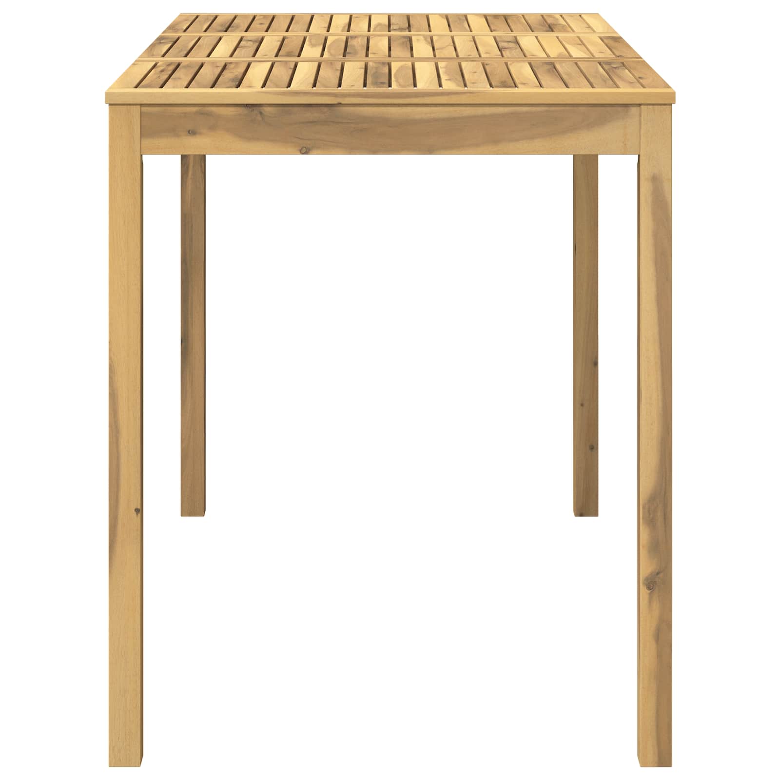 Tuinbar Tafel Wit 147 x 88,5 x 105 cm Massief Acaciahout image 4