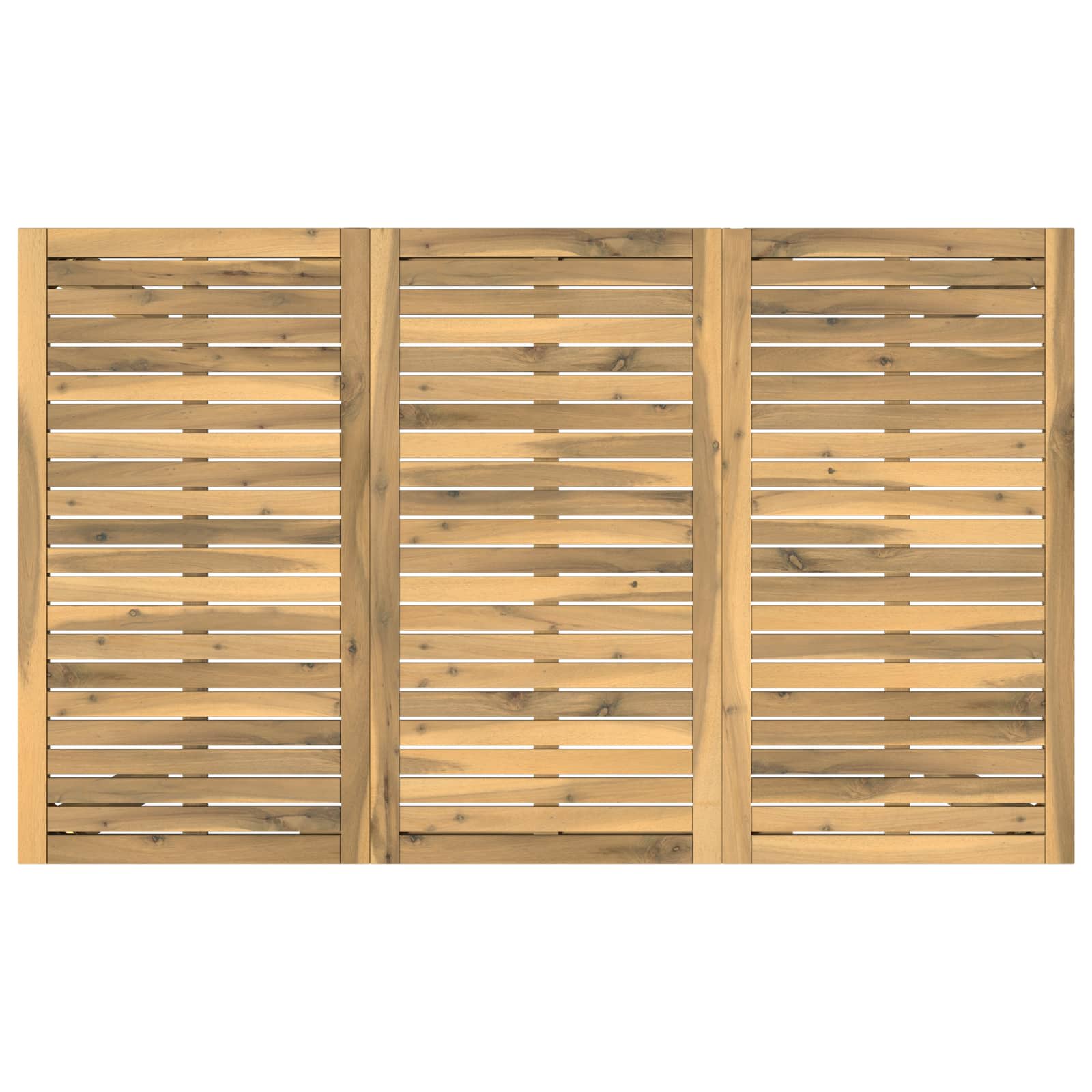 Tuinbar Tafel Wit 147 x 88,5 x 105 cm Massief Acaciahout image 5