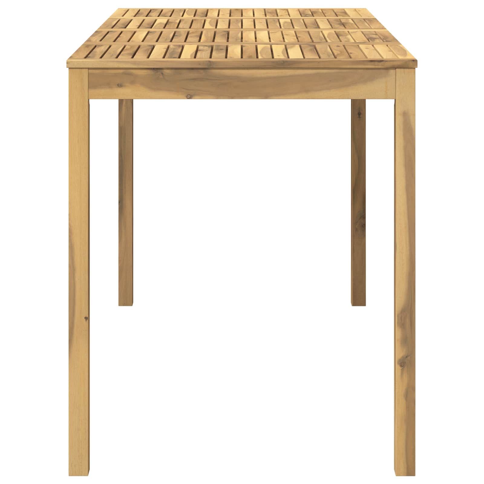 Tuinbar Tafel Wit 180 x 88,5 x 105 cm Massief Acaciahout image 4