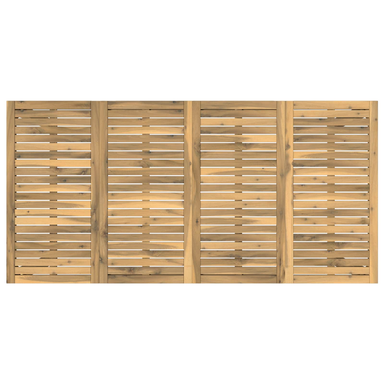 Tuinbar Tafel Wit 180 x 88,5 x 105 cm Massief Acaciahout image 5