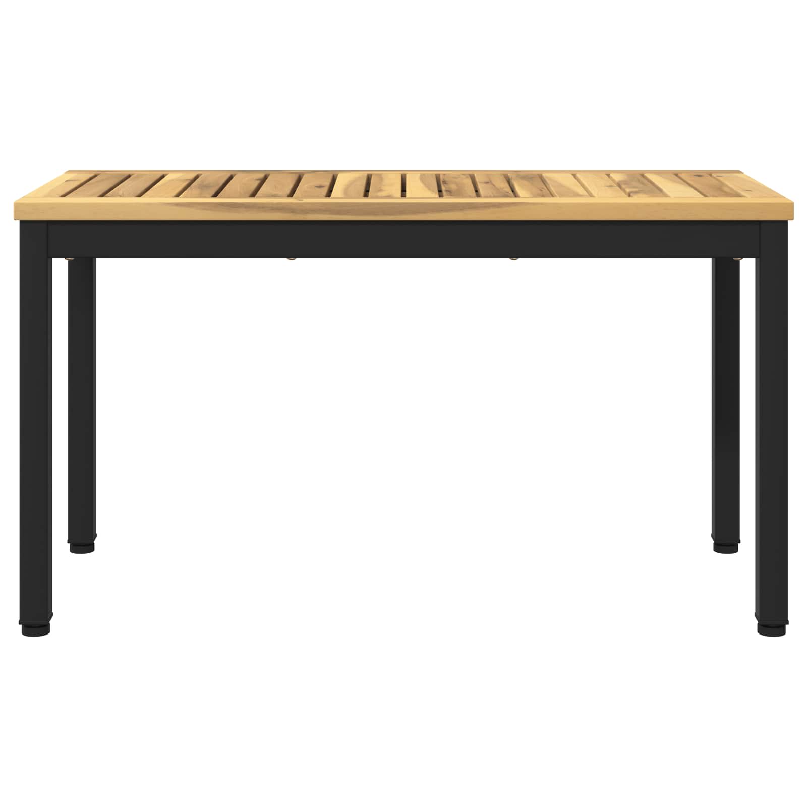 Tuinbank 80,5 x 35 x 45 cm Massief Acaciahout Wit en zwart image 2