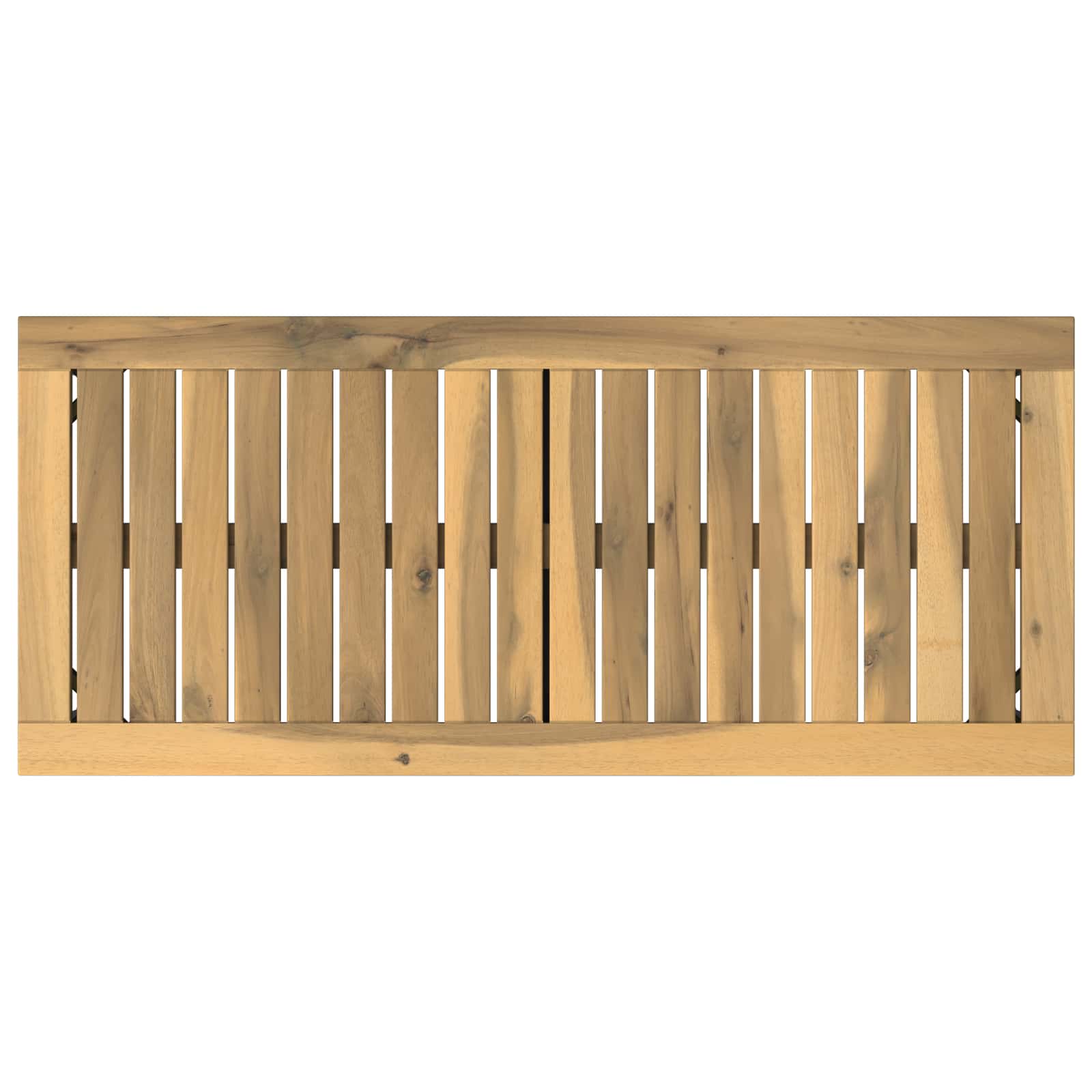 Tuinbank 80,5 x 35 x 45 cm Massief Acaciahout Wit en zwart image 4