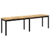 vidaXL Aiapink 161 x 35 x 45 cm Tugev akatsiapuu Valge ja must