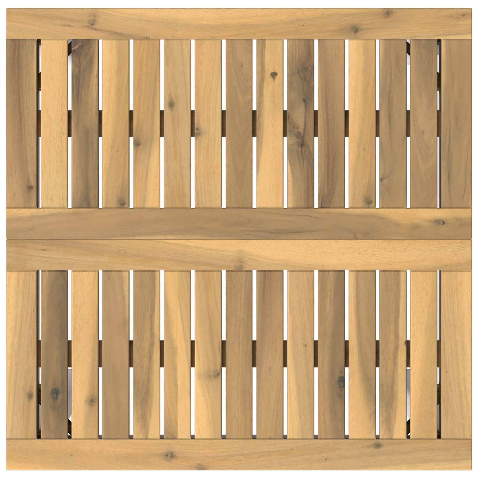 Tuinbar Tafel Wit 60 x 60,5 x 105 cm Massief Acaciahout image 3