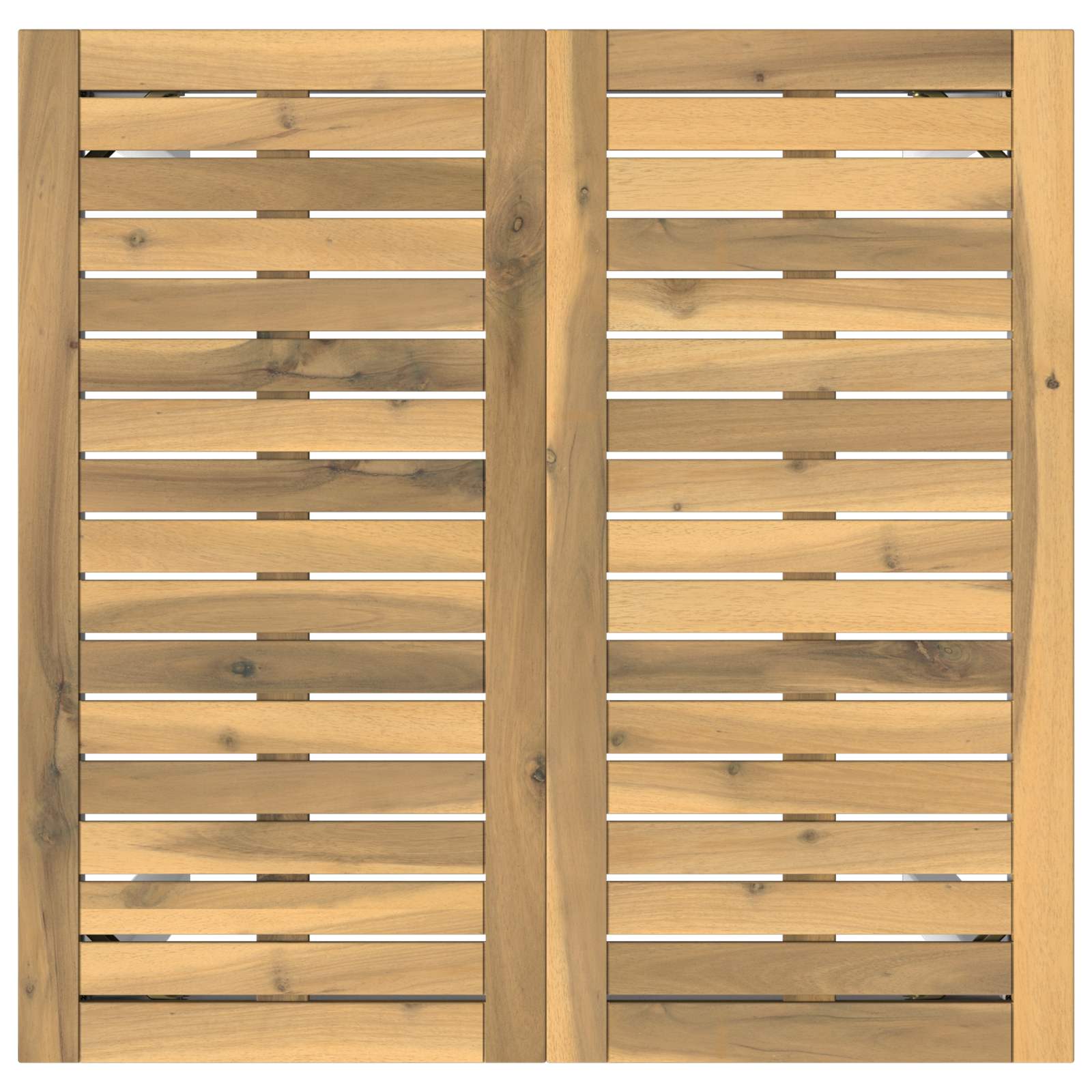 Tuinbar Tafel Wit 70 x 68,5 x 105 cm Massief Acaciahout image 3