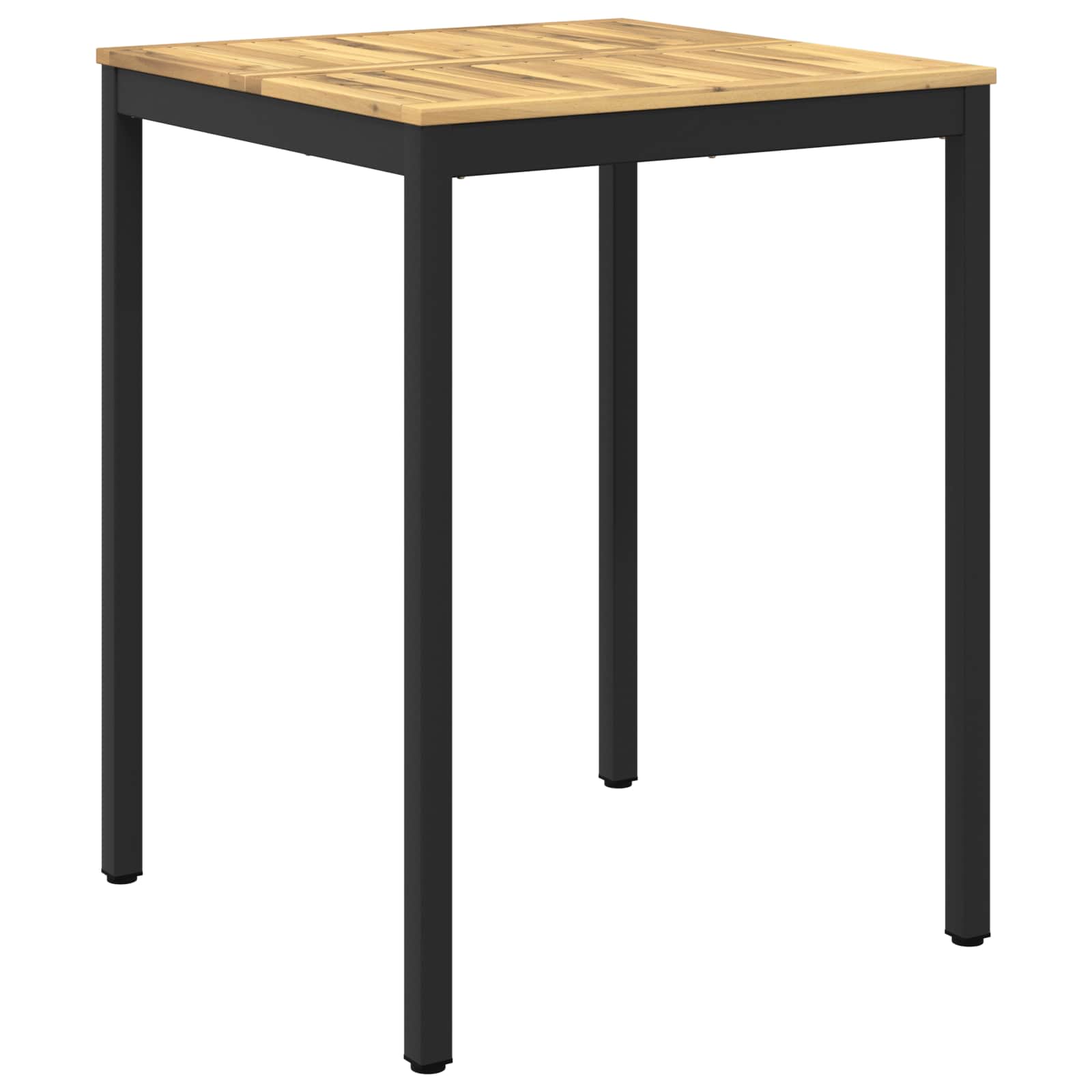 Tuinbar Tafel Wit en zwart 80 x 80,5 x 105 cm – afbeelding 1